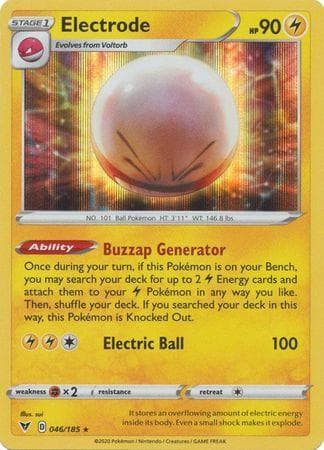Carta Electrode (46/185) do set Voltagem Vívida — Pokémon TCG | Bynx