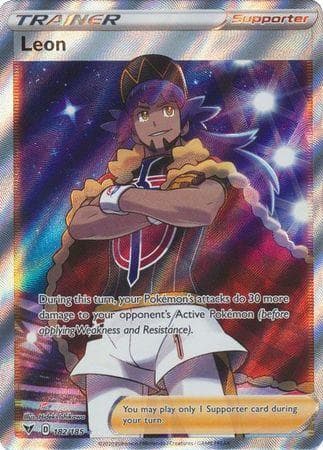 Carta Leon (182/185) do set Voltagem Vívida — Pokémon TCG | Bynx