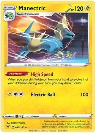 Carta Manectric (52/185) do set Voltagem Vívida — Pokémon TCG | Bynx