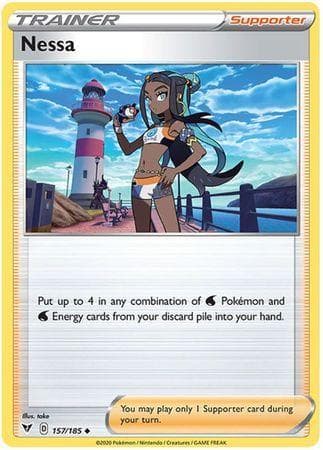 Carta Nessa (157/185) do set Voltagem Vívida — Pokémon TCG | Bynx