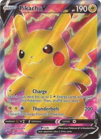 Carta Pikachu-V (170/185) do set Voltagem Vívida — Pokémon TCG | Bynx