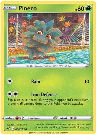 Carta Pineco (8/185) do set Voltagem Vívida — Pokémon TCG | Bynx