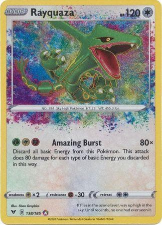 Rayquaza (138/185) — Voltagem Vívida