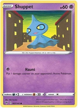 Carta Shuppet (67/185) do set Voltagem Vívida — Pokémon TCG | Bynx