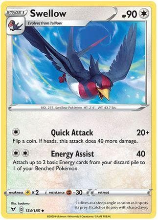 Swellow (134/185) — Voltagem Vívida