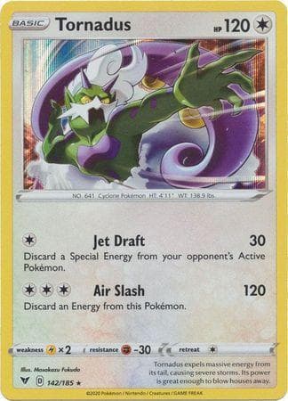 Carta Tornadus (142/185) do set Voltagem Vívida — Pokémon TCG | Bynx