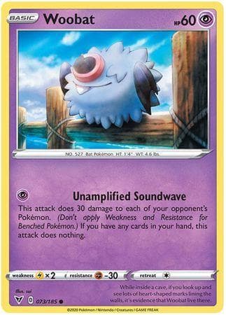 Carta Woobat (73/185) do set Voltagem Vívida — Pokémon TCG | Bynx