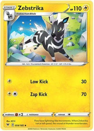 Carta Zebstrika (54/185) do set Voltagem Vívida — Pokémon TCG | Bynx