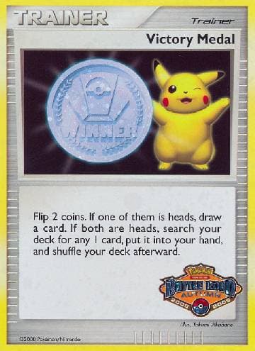 Carta Victory Medal - Autumn 2008-2009 (08-09/9) do set Victory Medals — Pokémon TCG | Bynx