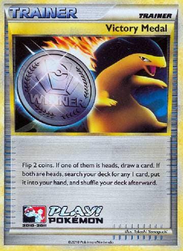 Carta Victory Medal - Autumn 2010-2011 (10-11/9) do set Victory Medals — Pokémon TCG | Bynx