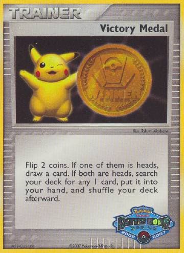 Carta Victory Medal - Spring 2006-2007 (06-07/9) do set Victory Medals — Pokémon TCG | Bynx