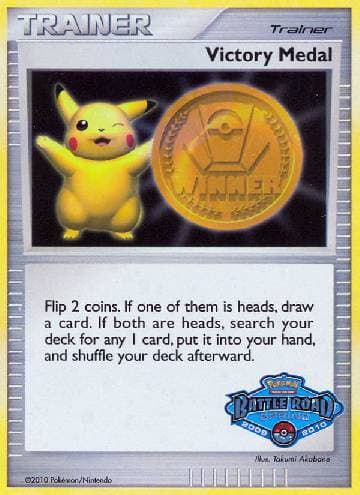 Carta Victory Medal - Spring 2009-2010 (09-10/9) do set Victory Medals — Pokémon TCG | Bynx