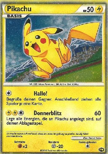Pikachu (6/9) — World Collection