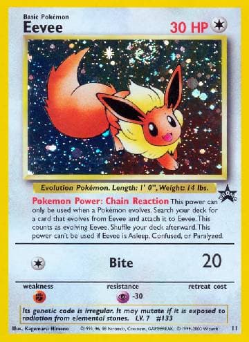 Eevee (11/53) — Wizards Black Star Promos