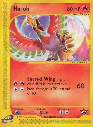 Ho-Oh (52/53) — Wizards Black Star Promos