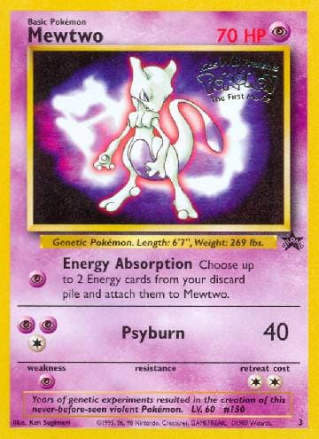 Mewtwo (3/53) — Wizards Black Star Promos
