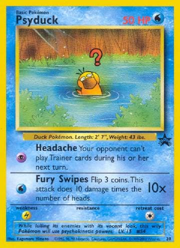 Carta Psyduck (20/53) do set Wizards Black Star Promos — Pokémon TCG | Bynx