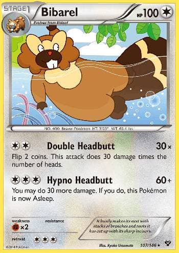 Carta Bibarel (107/146) do set XY — Pokémon TCG | Bynx