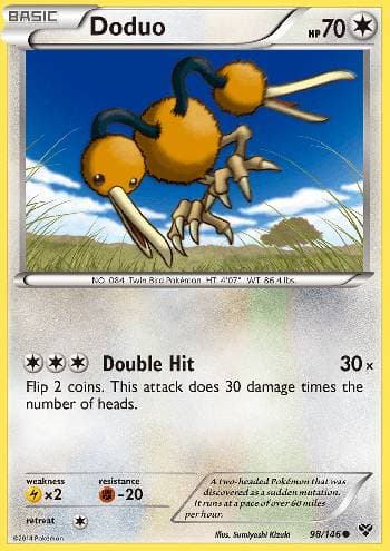 Carta Doduo (98/146) do set XY — Pokémon TCG | Bynx