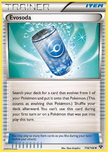 Carta Evosoda (116/146) do set XY — Pokémon TCG | Bynx