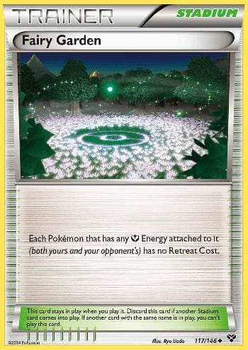 Carta Fairy Garden (117/146) do set XY — Pokémon TCG | Bynx