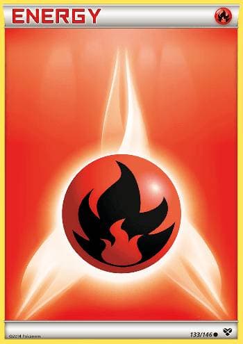 Carta Fire Energy (133/146) do set XY — Pokémon TCG | Bynx