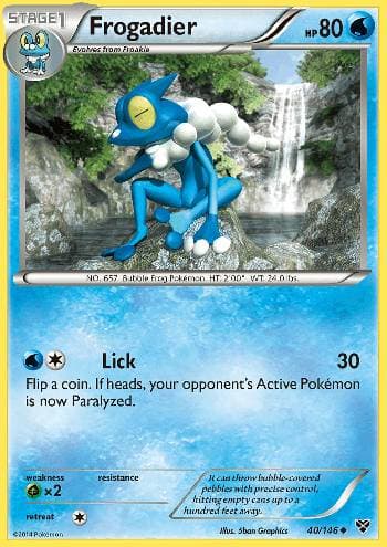 Frogadier (40/146) — XY