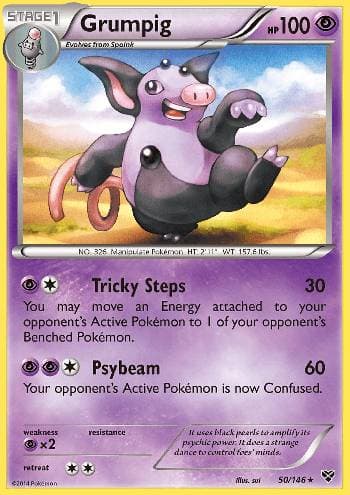 Carta Grumpig (50/146) do set XY — Pokémon TCG | Bynx