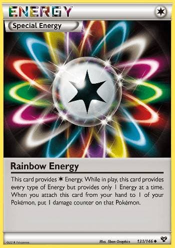 Carta Rainbow Energy (131/146) do set XY — Pokémon TCG | Bynx