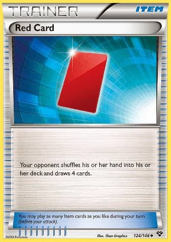 Red Card (124/146) — XY