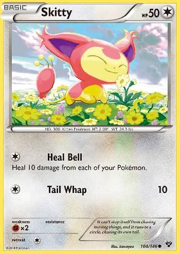 Carta Skitty (104/146) do set XY — Pokémon TCG | Bynx