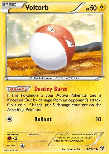 Carta Voltorb (44/146) do set XY — Pokémon TCG | Bynx