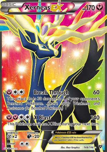 Carta Xerneas-EX (146/146) do set XY — Pokémon TCG | Bynx