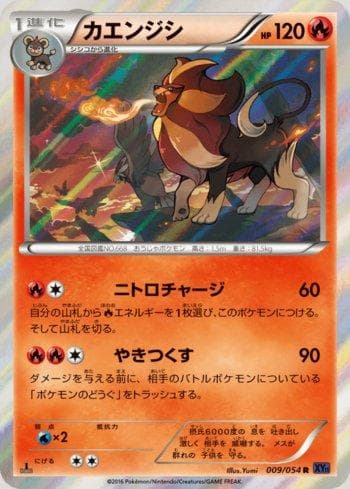 Carta Pyroar (009/054) do set Fever-Burst Fighter — Pokémon TCG | Bynx