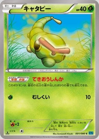 Carta Caterpie (001/080) do set Wild Blaze — Pokémon TCG | Bynx