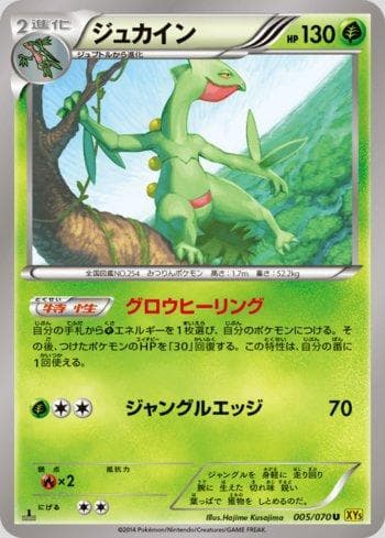 Carta Sceptile (005/070) do set Gaia Volcano — Pokémon TCG | Bynx