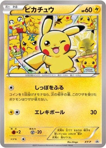 Pikachu (373/XY-P) — XY Promos (JP)