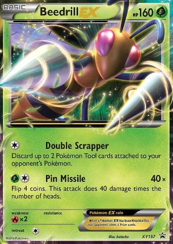 Carta Beedrill-EX do set XY Promos — Pokémon TCG | Bynx