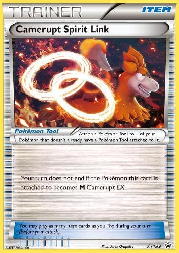 Carta Camerupt Spirit Link do set XY Promos — Pokémon TCG | Bynx