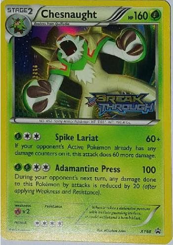 Carta Chesnaught do set XY Promos — Pokémon TCG | Bynx