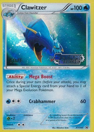 Carta Clawitzer - STAFF do set XY Promos — Pokémon TCG | Bynx