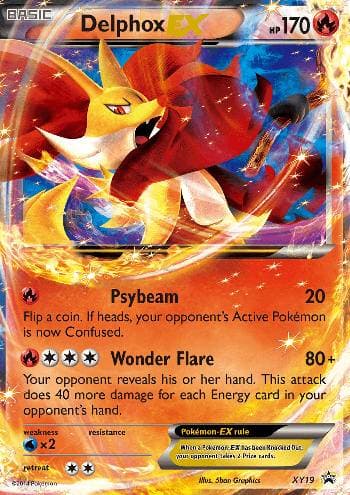 Carta Delphox-EX do set XY Promos — Pokémon TCG | Bynx