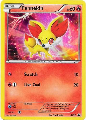 Carta Fennekin do set XY Promos — Pokémon TCG | Bynx