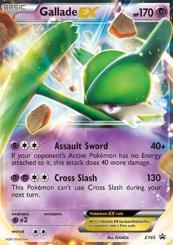 Carta Gallade-EX do set XY Promos — Pokémon TCG | Bynx
