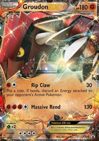 Carta Groudon-EX do set XY Promos — Pokémon TCG | Bynx