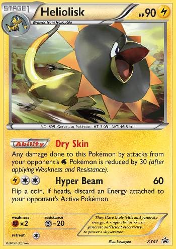 Carta Heliolisk do set XY Promos — Pokémon TCG | Bynx