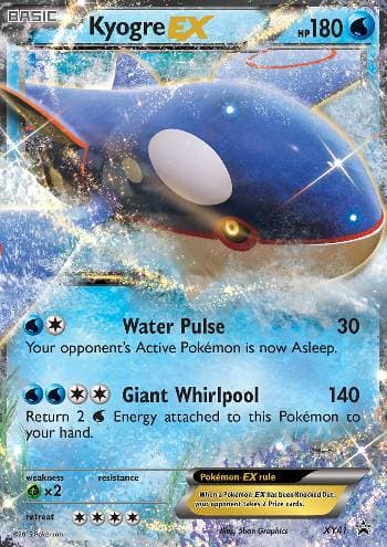 Carta Kyogre-EX do set XY Promos — Pokémon TCG | Bynx