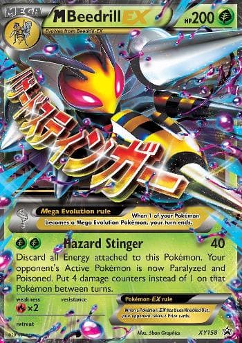 Carta M Beedrill-EX do set XY Promos — Pokémon TCG | Bynx