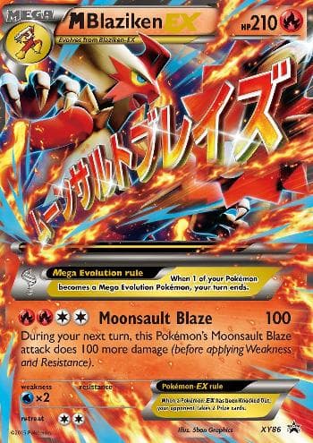 M Blaziken-EX — XY Promos