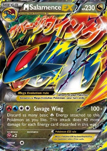 M Salamence-EX — XY Promos